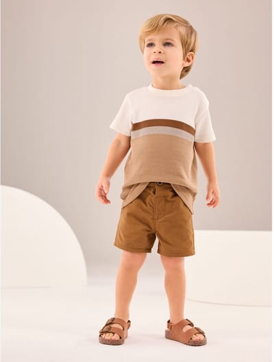 Next - Jongens - Chino short - Naturel
