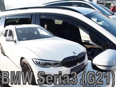 Zijwindschermen donker getint tbv BMW 3-serie G21 - 5-deurs Stationwagon tbv model vanaf 2019 set is voor de 4 deuren V + A pasvorm