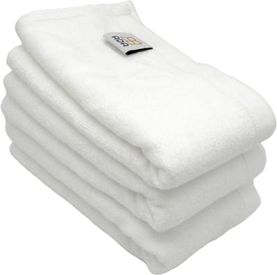 ADA® - Bamboe handdoek - 40cmX76cm - Wit - 3 stuks