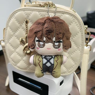 Anime Bungou Stray Dogs Pluche Sleutelhanger 10CM Dazai Osamu Nakahara Chuuya Zacht Knuffels Speelgoed Verjaardag Perfect Cadeau
