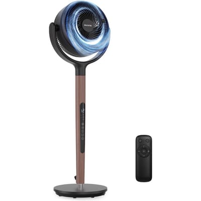 Auronic Statiefventilator - Houtlook - 12 Standen - Timer - Afstandsbediening