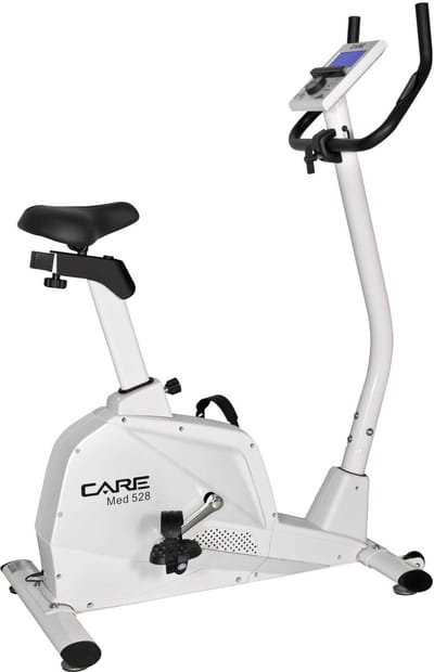 CARE MED 528-3 - Hometrainer - Vliegwielmassa 9 kg - 32 gemotoriseerde weerstandsniveaus - USB-opname - Voor thuisgebruik