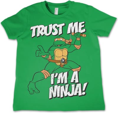 Teenage Mutant Ninja Turtles Trust Me I'm A Ninja kinder-T-shirt, groen