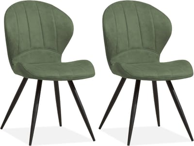 Eetkamerstoel Magic - Olive (set van 2 stuks)
