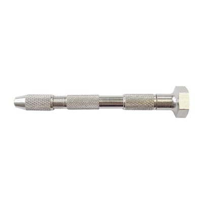 Penblok, groot, klembereik: tot 2,8 mm, met gekartelde greep en zeskantknop, geharde spantang