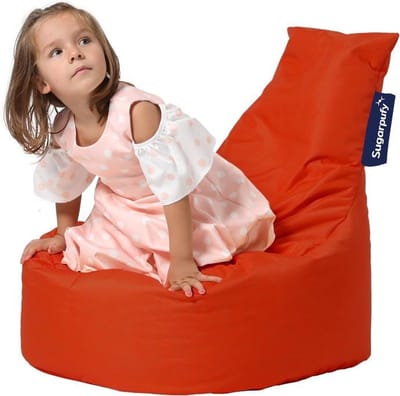 Xoft Living Gamer - Zitzak voor Kinderen - Waterafstotend - Ergonomisch - Oranje