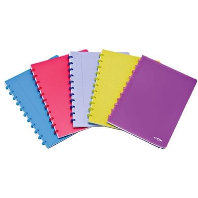 Atoma Trendy schrift - A4 - 144 bladzijden - Commercieel geruit - Transparant groen - 1 stuks