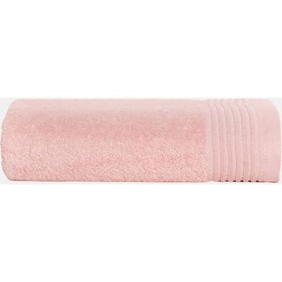 The One Towelling Deluxe handdoek - 60 x 110 cm - Badlaken - Hoge vochtopname - Met ophanglus - 550 gr/m² - 100% Gekamd katoen - Zalmroze