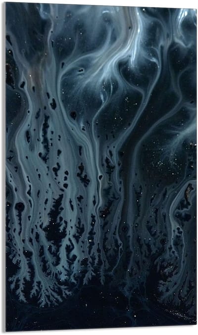 TMK ArtDeko - Snijplank van gehard glas - 30x52 cm - Marmerpatroon