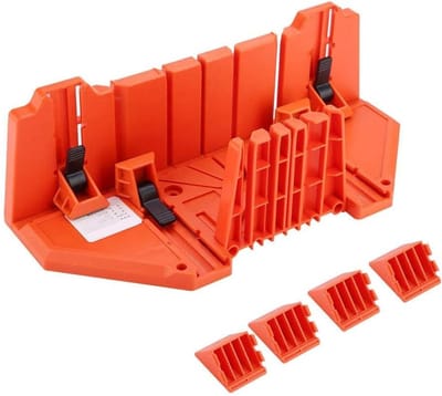 Miterbox voor houtbewerking - 0°, 22.5°, 45°, 90° - Plastic verstekzaag voor nauwkeurig zagen en handgereedschap