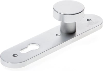 Nemef Binnendeurslag F1 Knop-kruk - 3253FP/B - aluminium - 72 mm