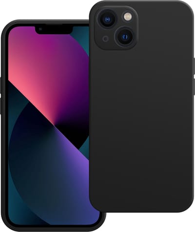 Cazy hoesje geschikt voor iPhone 13 Hoesje - Color Backcover - Zwart