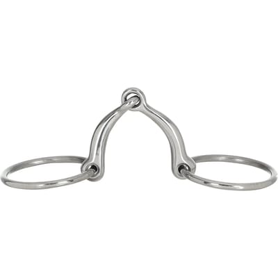2 ring bit voor gebogen paard HorseGuard Anur