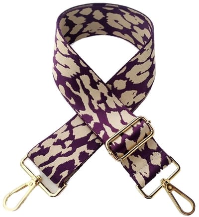 Dailygoods- Schouderriem Verstelbaar 80-130 cm - Tassenriem - Draagriem - Katoen - 5 cm Breed - Luipaardpatroon - Tasband