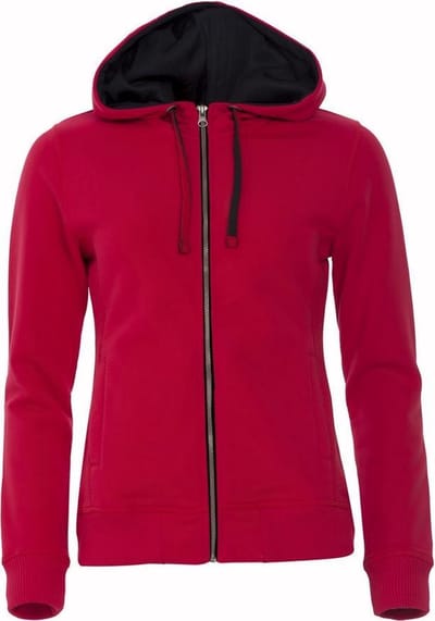 Clique Classic Hoody Full Zip Women 021045 - Rood - S