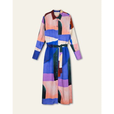 Oilily Dierama Jurk- maat40 Mazarine Blauw