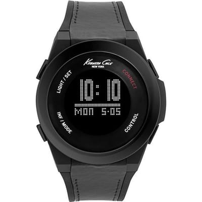 Horloge KENNETH COLE 10022805. Kwarts, Kleur zwart. Man. black