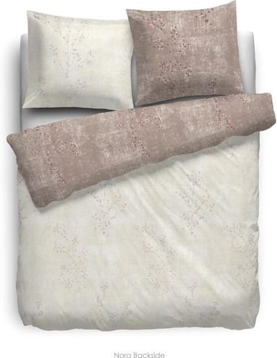 HNL Touch Nora Dekbedovertrek - Tweepersoons - 200x200/220 cm - Naturel