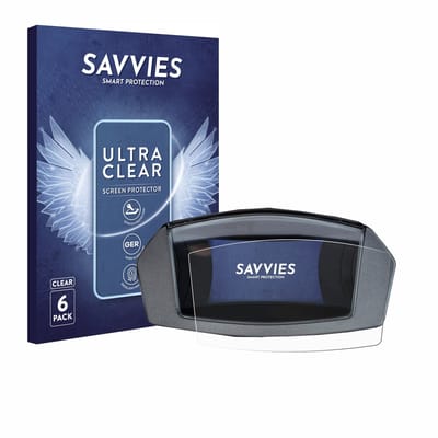 Savvies - Screenprotector voor Yamaha NMAX 125 2024 - Folie Beschermfolie transparant 6 Stuks