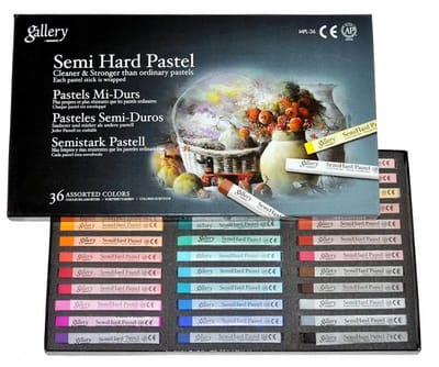 Mungyo Droge Halfharde Pastels, Set van 36 Kleuren