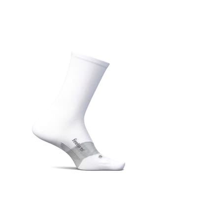 Feetures - Elite Ultra Light Mini Crew - White - Wit / SMALL