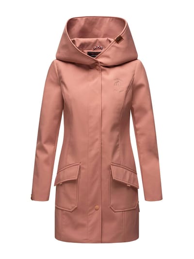 Marikoo dames softshelljas – Mayleen, waterafstotend met capuchon