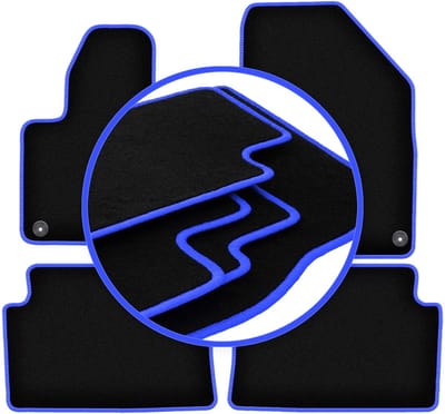 CARLUX-BLUE automatten voor: Citroen C5 II X7 liftback, sedan, stationwagen, tourer (2008-2017)