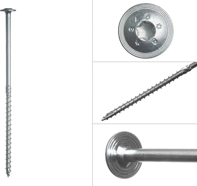 Wovar Tellerkopschroeven Verzinkt 8.0 x 200 mm Torx | Doos 50 Stuks