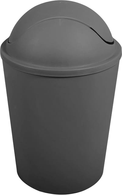 Kleine Afvalemmer 5,5 L met Klapdeksel - Ideaal voor Badkamer of Kantoor