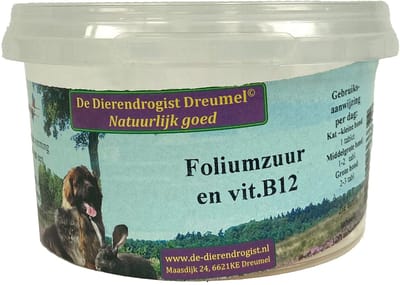 Dierendrogist Foliumzuur Vitamine B12