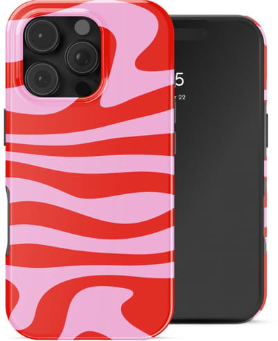 Selencia Hoesje - Geschikt voor Apple iPhone 16 Pro - Backcover - Dream Swirl Pink