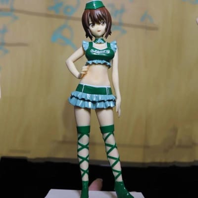 SEGA GIRLS Und PANZER De Film Laatste Hoofdstuk Nishizumi Maho Actiefiguur Bulkgoederen Verzameling Ornamenten Model Speelgoed Bulk without box gray