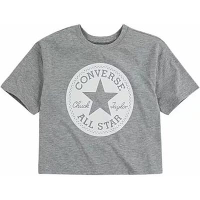 Boxy meisjes-T-shirt Converse Chuck Patch