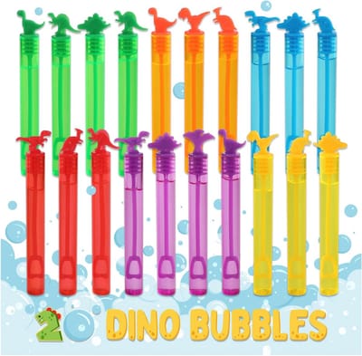 Dino Bellenblaas Kinder Set - 20 Kleurrijke Zeepbellen voor Feestelijke Gelegenheden