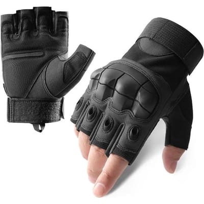 Motorhandschoenen Ademende Halfvingerhandschoen/ Antislip Buiten Sport Handschoen/ Motocross Beschermende Handschoen Unisex Ontwerp Hoge Kwaliteit XL
