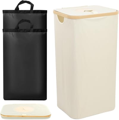 Grote Wasmand van 120 L, Opvouwbaar en Waterdicht, Perfect voor Vuile Was, Speelgoed en Flessen, Ruimtebesparend en Handig in Gebruik