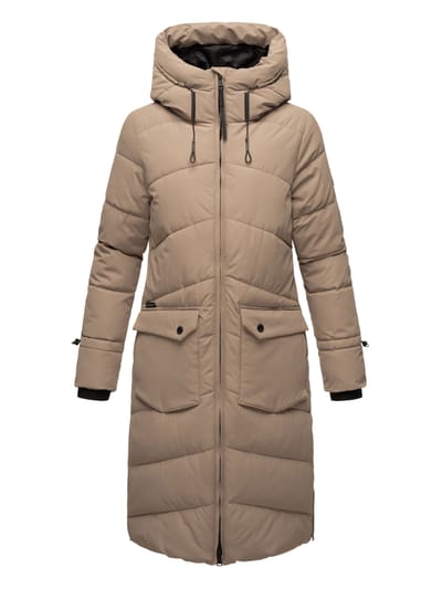 Marikoo Tomomii dames winterjas – lang, warm & met capuchon