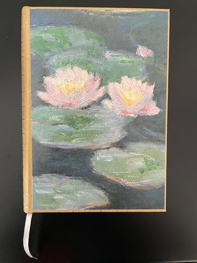 Hardcover Notitieboek 'De Waterlelies' Claude Monet