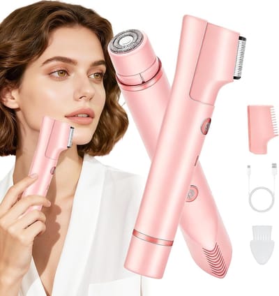 Thijox - 2-in-1 Epilator voor Vrouwen met LED-Display, Elektrische Trimmer, IPX7 Waterdicht, Oplaadbaar, Voor Lichaam, Gezicht, Oksels, Benen en Bikin