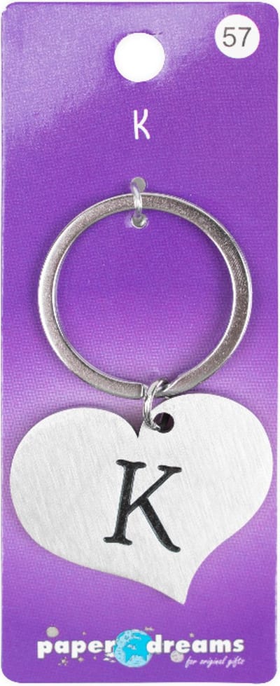 Hart sleutelhanger - K