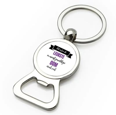Akyol - meest geweldige oom flesopener - Oom - beste oom - verjaardagscadeau - cadeau voor oom - kado - gift - 9 bij 3 cm