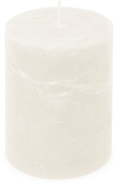 Spaas Rustieke stompkaars Essential Collection 80/110 mm - Wit