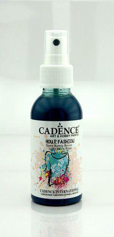 Cadence Fashion Spray Fabric Paint 100 ml Petroleum