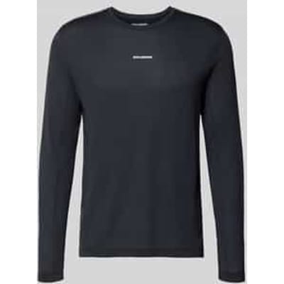 Functioneel shirt met logo en ronde hals