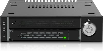 M.2 NVMe Frame - SSD Wissel Frame - Data Opslag - SlimSAS Interface - Tot 110mm - Zwart