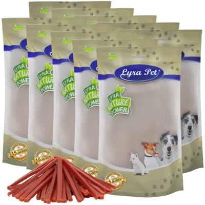 10 kg Lyra Pet® Eendenborst reepjes MHD 10/2025