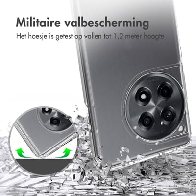 Accezz Hoesje - Geschikt voor OnePlus 12R - Xtreme Impact Backcover 2.0 - Transparant