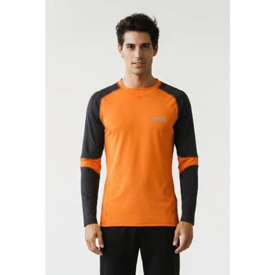 Arena Compression Ls Shirt M Mango,grey Maat: S | Sport Shirts Outlet | Heren | Grijs