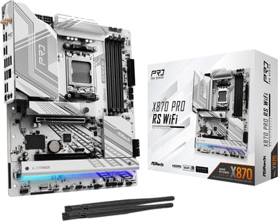 Asrock X870 Pro RS WiFi - ATX - Socket AM5 - AMD X870 - DDR5 - USB 4 - Wi-Fi 7 - Realtek Audio