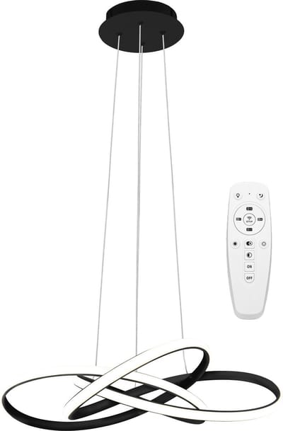 Toolight App814-Cp Node Hanglamp Zwart 13X60X70Cm